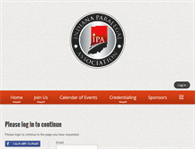 Tablet Screenshot of indianaparalegals.org